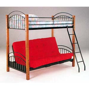 Wood/Metal Bunk Bed  2776  (A)