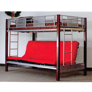 Vernon Twin/Full Convertible Futon Bunk Bed 2785 (A)