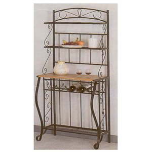Black Metal Bakers Rack 2859 (CO)