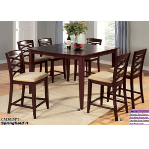 Springfield II Counter Height Dining Set CM3015PT/PC (IEM)