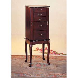 Queen Anne Jewelry Armoire 4011 (CO)