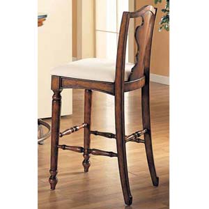 Walnut Finish Bar Chair 3085 (CO)