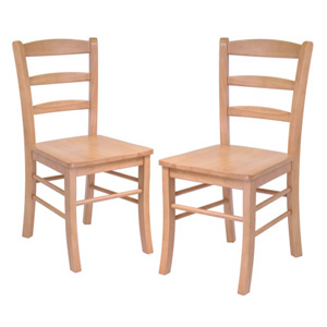 Solid Wood Set Of 2 Hannah Dining Chairs 34232(WWFS)