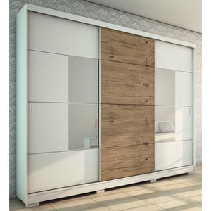 Manhattan Comfort Bowery 3-door Wardrobe 34453(OFS)