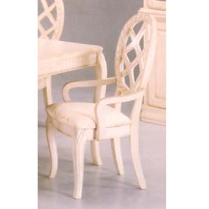 White Wash Finish Arm Chair 3517A (IEM)