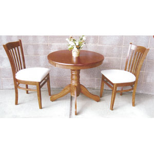 3-Pc Solid Wood Bistro Set 352_/525_(SB)