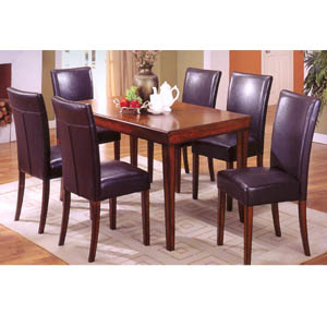 5 Pc Dark Cherry Dinette Set CM3700T-WT/3099C (IEM)