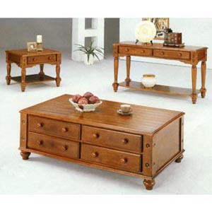 Solid Wood Coffee Table With Drawers 3889 (CO)