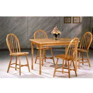 All Natural 5-Pc Dining Set 4049 (COu)