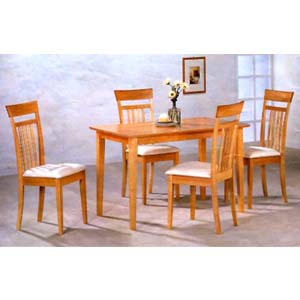 5-Pc Maple Finish Dining Set 4067 (CO)