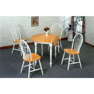 5-Pc Dinette Set With Drop Leaf Table 4146/4129 (COups)
