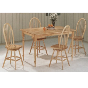 5-Pc All Natural Dinette Set 4347/4072 (CO)