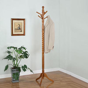 Nostalgic Oak Twist Coat Rack 451Z(PW)