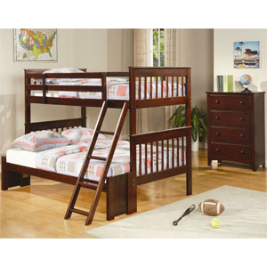 Park Collection Twin/Full Bunk Bed 460232 (CO)
