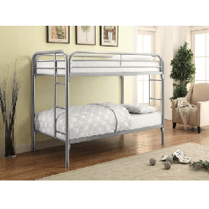 Metal Twin Twin Bunk Bed (400 Lbs Weight Cap)