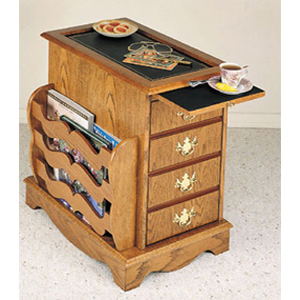 Magazine Cabinet Side Table 469H(PW)