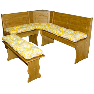 4-Pc Vienna Floral Kitchen Nook Cushion Set 4723_(GHF)