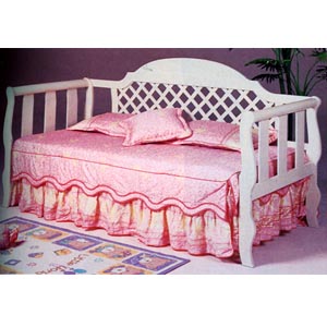 White Wash Lattice daybed 4814 (CO)