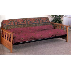 Solid Oak Mission Style Futon Frame 4843 (CO)