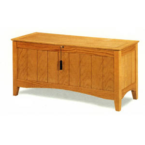 Oak Finish Mission Style Chest 4970 (CO)