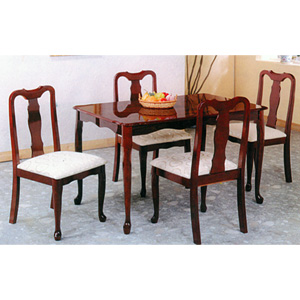 5-Pc Cherry Finish Queen Ann Dinette Set 5030/00C (PJu)