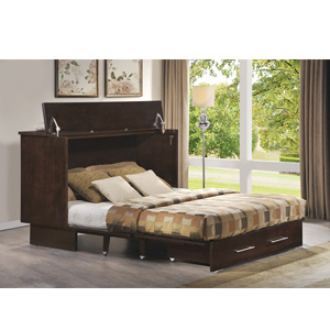 Full Size Creden-ZzZ Cabinet Bed 502-20-A(FUFS)
