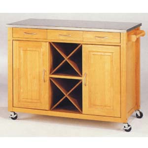 California Kitchen Cart In Natural Finish 5060 (CO)