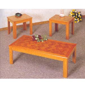 Parquet Top 3 Pcs Coffee Table Set 5168 (CO)