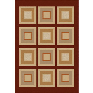 Rug 5459 Red (HD) Modern Weave Collection