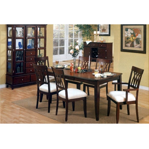 7-Pc Cherry Finish Dining Set 6001-02 (CO)