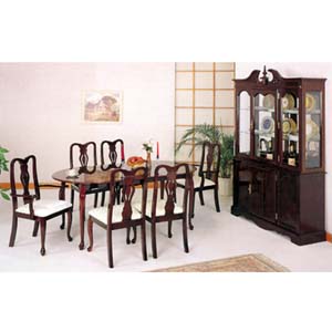 Jane 7-Piece Queen Anne Dinette Set 673C (IEM)