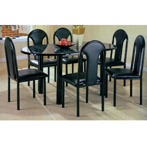 Dining Table In Black 6823 (A)