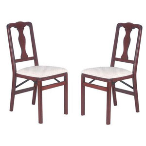 Stakmore Queen Anne Side Chair (Set of 2) 684VCHEBLUSH(CSNFS