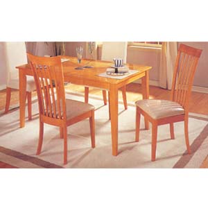 5-Piece Maple Finish Dinette Set 7284 (A)