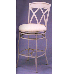 White Wash Metal Bar Stool 7645 (CO)