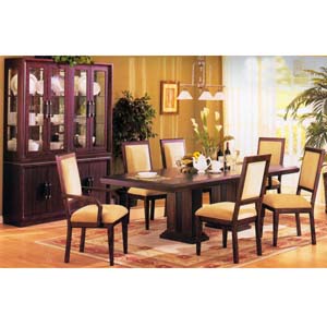 Double Pedestal Dining Table 7810 (A)