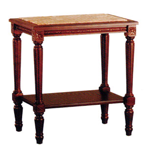 Marble Top Stand 8064CH-RD (ITM)