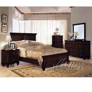 Sicilia Espresso Finish Bedroom Set 8867/70 (A)