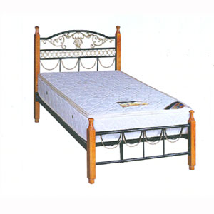Wooden Metal Platform Bed BD_110_(CR)