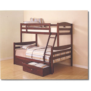 Twin/Double Solid Wood Bunk Bed BWTOD_(WEFS)