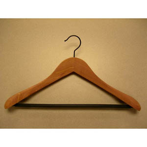 Cedar Contoured Wide Shoulder Suit Hanger CDB8921 (PMFS)
