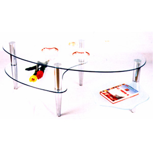 Coffee Table With Glass Top F5406 (TMC)