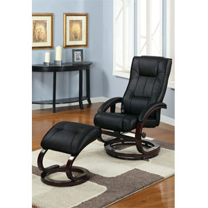 2-Pc Faux Leather Massage Recliner Set F7075_(PX)