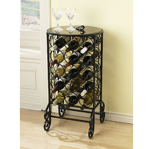 Glass Top Wine Table GA0355T (SEIFS)