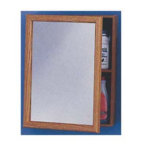 Surface/Recess Oak Frame Medicine Cabinet K-268 (ARC)