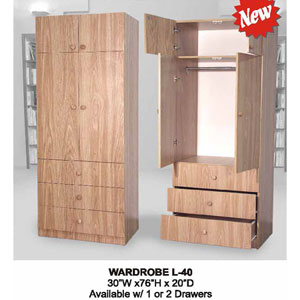 4-Door And 3- Drawer Wardrobe L-40(CT)