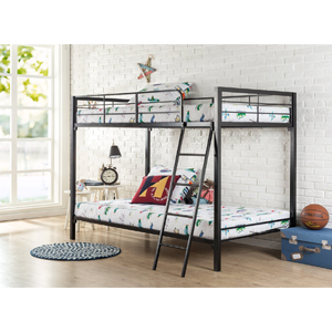 Quick Lock Twin over Twin Metal Bunk Bed