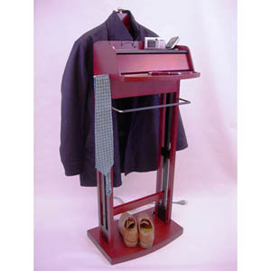 Excalibur Wardrobe Charging Valet Dark Cherry VL16201 (PMFS)