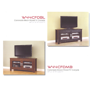 Coronado Wood TV Console W44CFD_(WE)