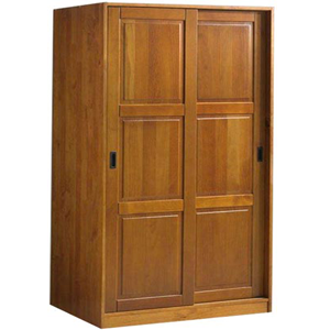 Solid Wood Sliding Door Wardrobe 562_(PL)